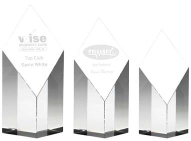 JB1020C Diamond Glass Column Award
